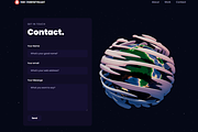 3d Portfolio Template, a React Template by WebMasteryStudio (Thumbnail 6 of 7)