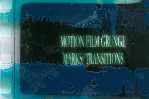 MOTION FILM GRUNGE MARKS TRANSITIONS, a Design Template by Textexp