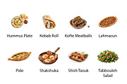 Middle Eastern & Turkish Food - PNG, a Food Illustration by Nurlan's shop (Thumbnail 3 of 3)