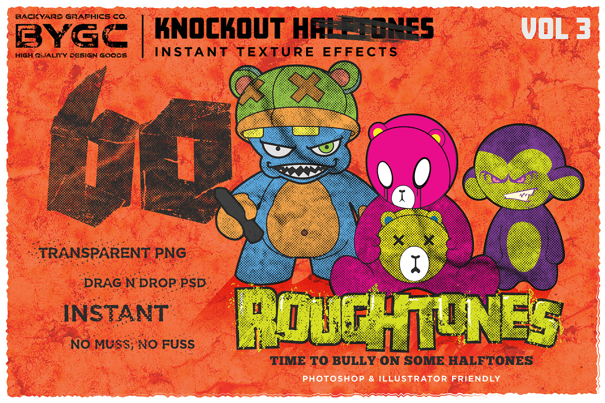 Halftone Texture Mega Bundle, a Texture Graphic by BackYard Graphics Co. (Photo 4 of 5)