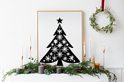 Christmas Tree Silhouette SVG, an Object Graphic by Graphic Soul (Thumbnail 4 of 4)