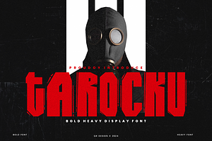 Tarocku - Bold Heavy Display Font, a Blackletter Font by QR Design Studio