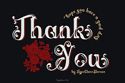 Nymphaea Victorian Font, a Blackletter Font by TypeClassHeroes (Thumbnail 10 of 10)
