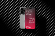 iPhone 17 Pro Mockup, an iPhone Mockup by baim_std (Thumbnail 1 of 2)