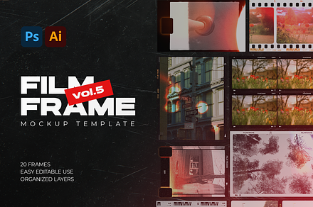 Film Frame Creator Vol.1, a Product Mockup by Sixtysix Labs