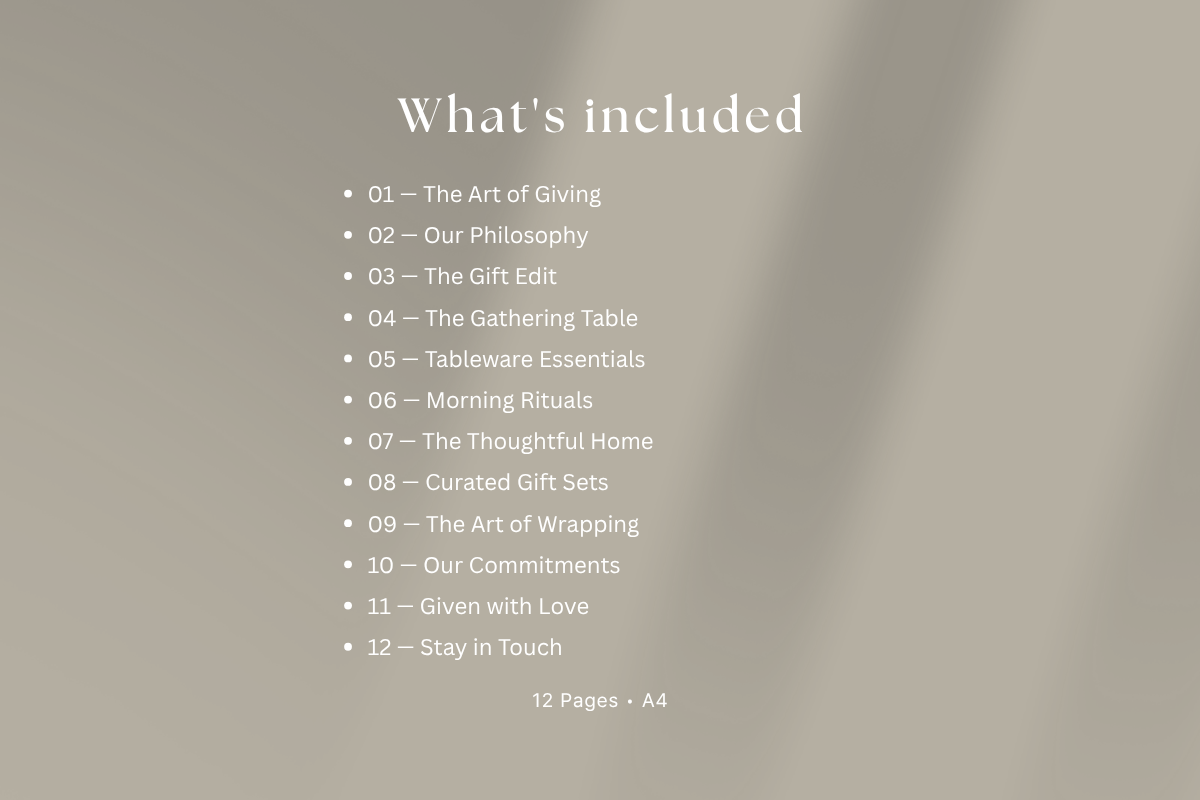 Tableware & Ceramic Gift Catalog, a Magazine Template by batang (Photo 3 of 4)