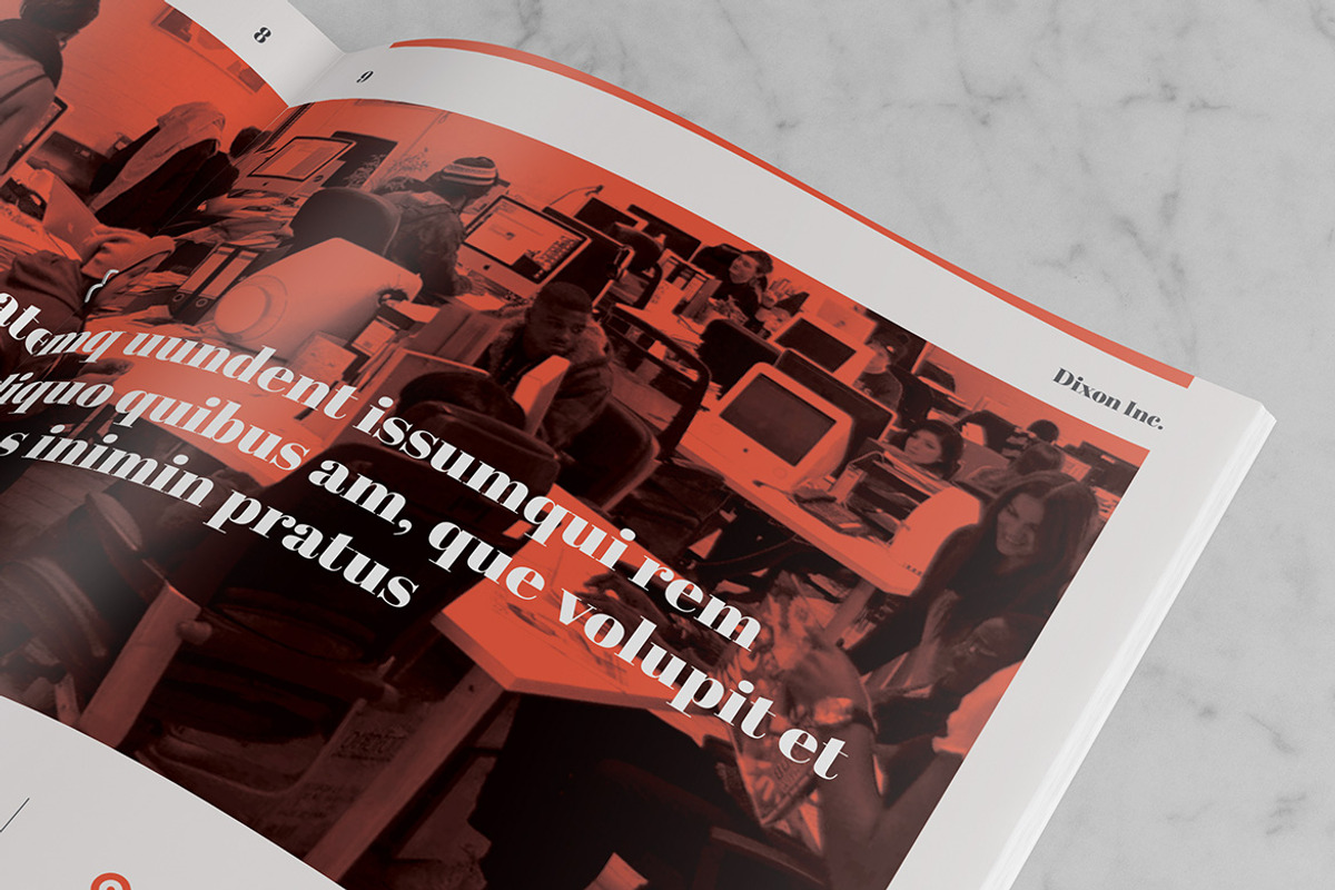 Annual Report, a Brochure Template by Kovalski (Photo 9 of 10)