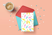 Watercolor summer patterns (4+bonus), a Pattern Graphic by Katerina Tova (Thumbnail 8 of 10)