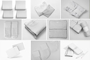 BUNDLE Mock Ups fabric textile, an Advertising Mockup by AnastasiyaOleynik (Thumbnail 3 of 11)