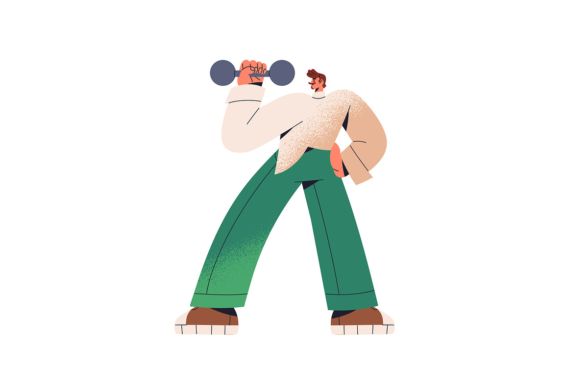 Multitasking, work and life balance, a Person Illustration by PaperTrident (Photo 6 of 9)