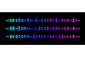 Podcast sound wave visualization, an Illustration by YuliiaOsadcha