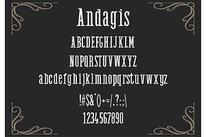 Andagis Gothic Font