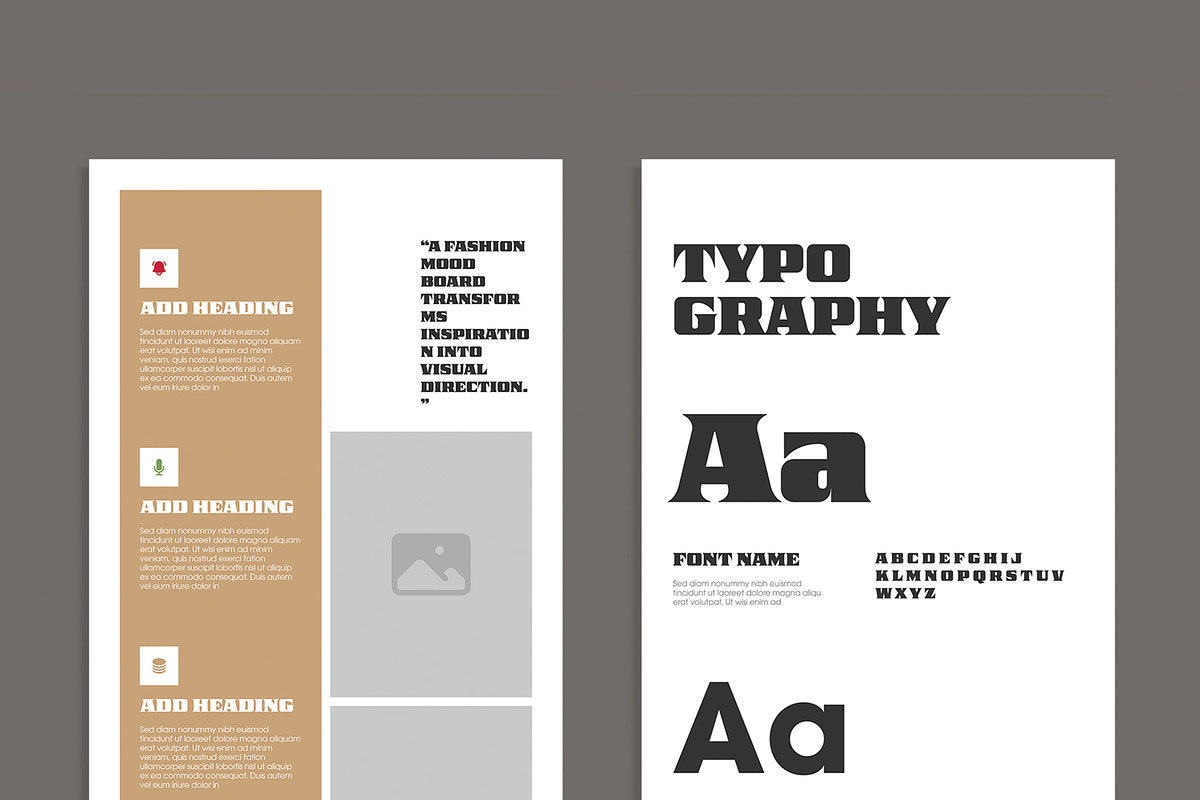 Elegant Fashion Mood Board Design, a Social Media Template by MightyDesign (Photo 4 of 10)