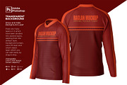 T-Shirt V-Neck Raglan L Mockup, a Shirt Mockup by Nanggroe Scripting (Thumbnail 1 of 6)