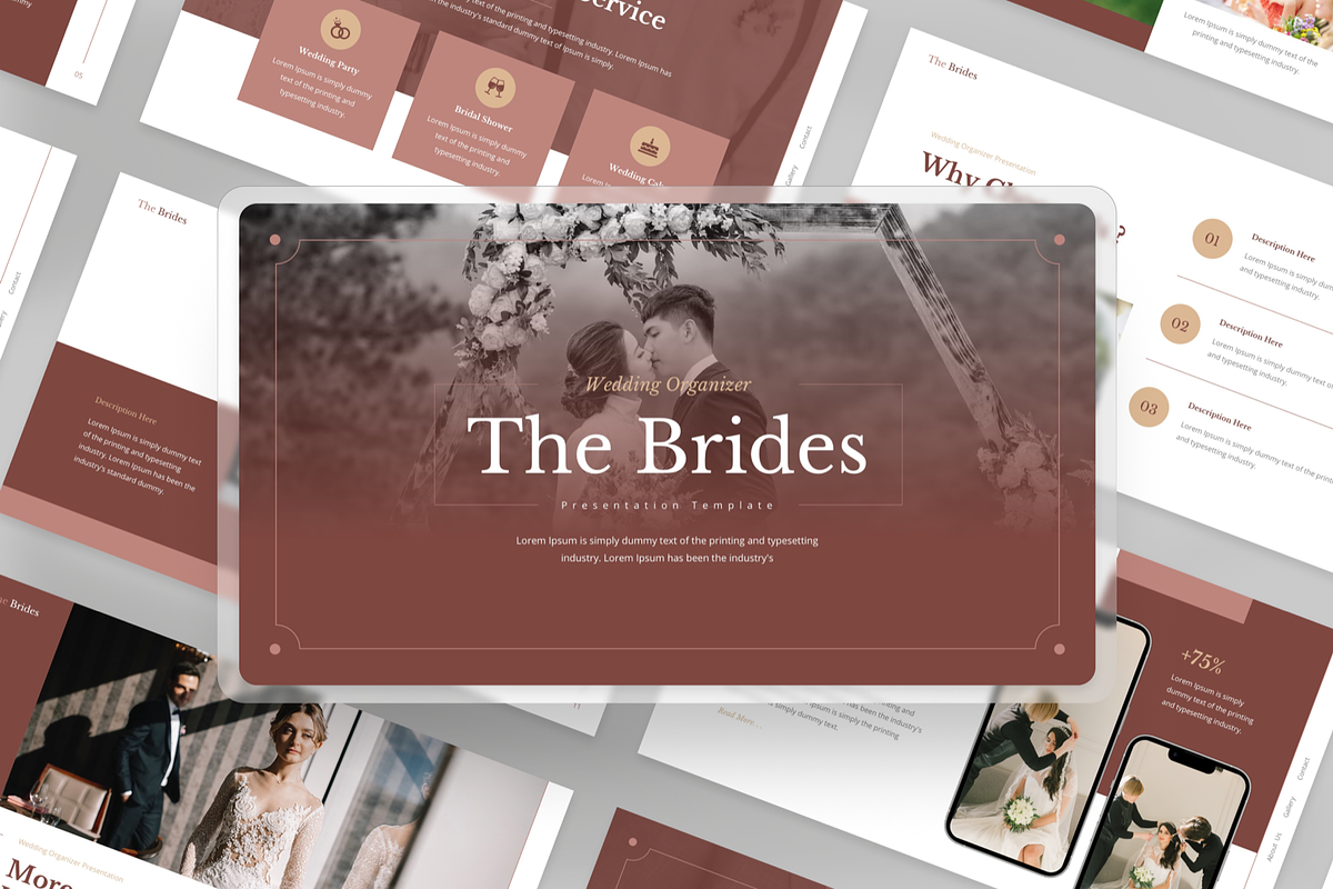 The Brides Organizer Google Slide, a Presentation Template by GraphauseProject (Photo 2 of 7)