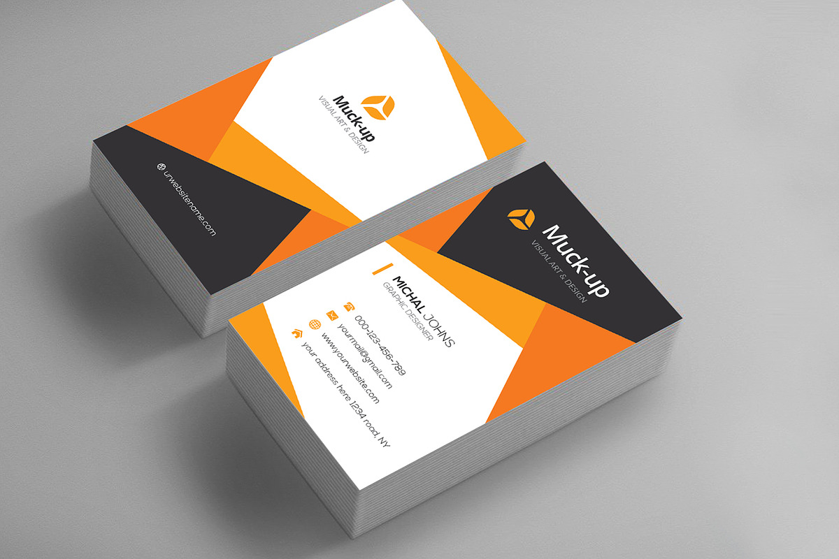 Business Card Mock-up, a Print Template by Proshanta Sarker (Photo 1 of 2)