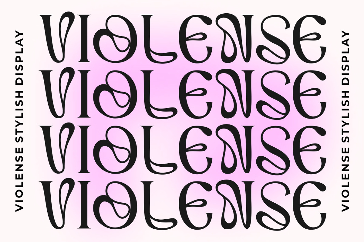 Violense - Stylish Display Font, a Sans Serif Font by PutraCetol Studio (Photo 1 of 11)