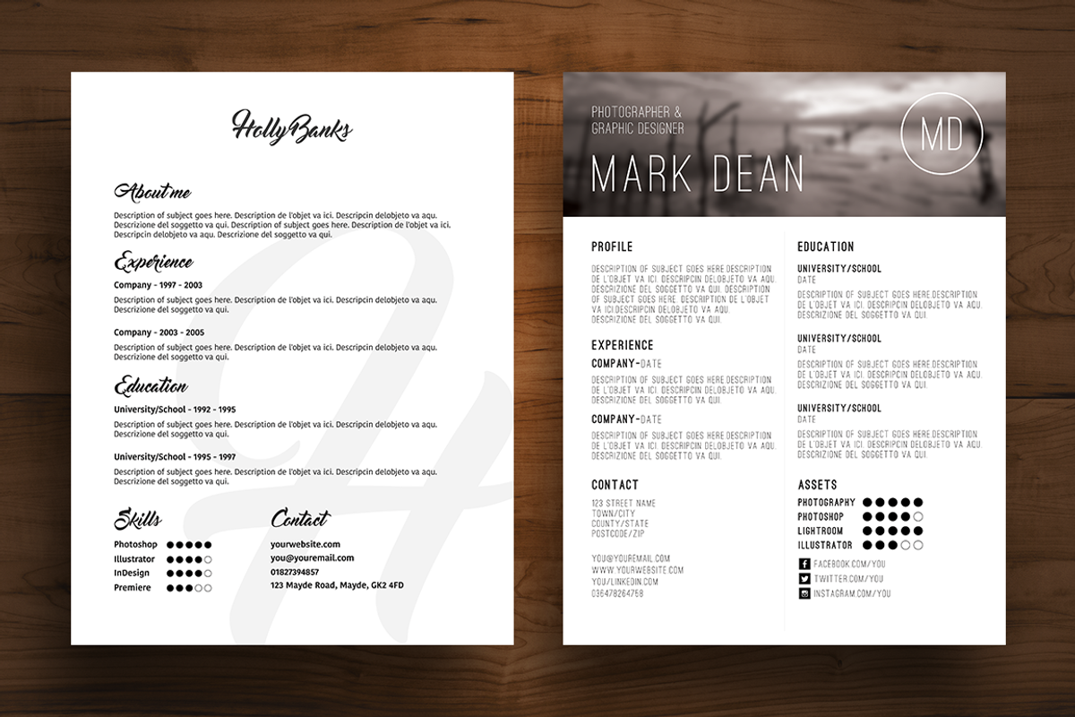 Essential Resume Bundle, a Resume Template by Mayde (Photo 5 of 7)