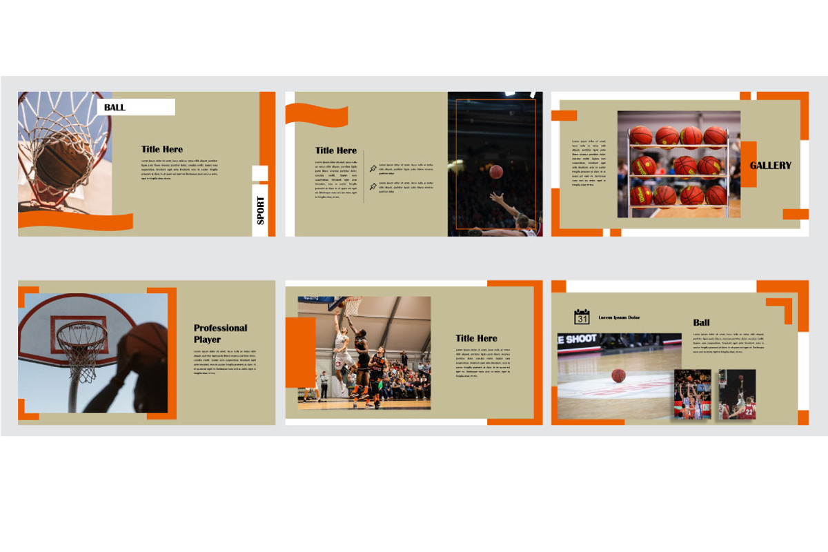 Basketball Sport - Creative Powerpoint