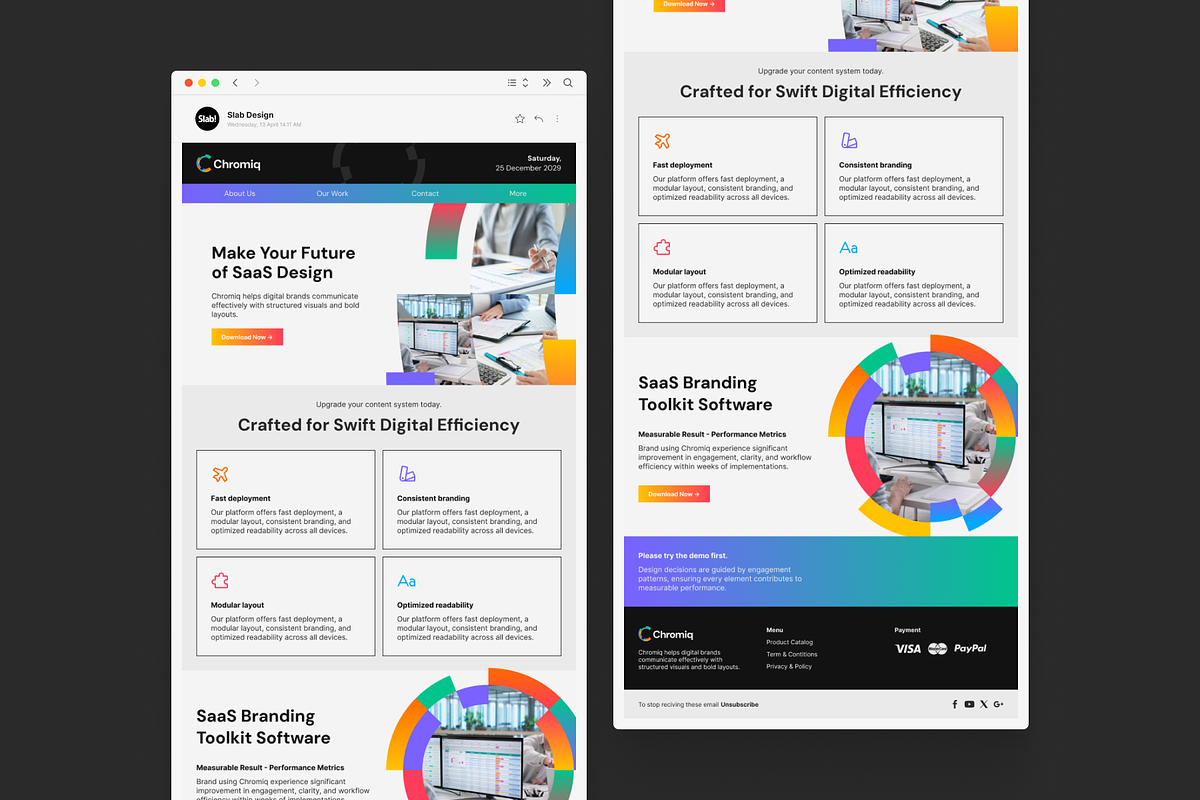 Tech & Software (SaaS) Email, an Email Template by SLAB! Design (Photo 2 of 4)