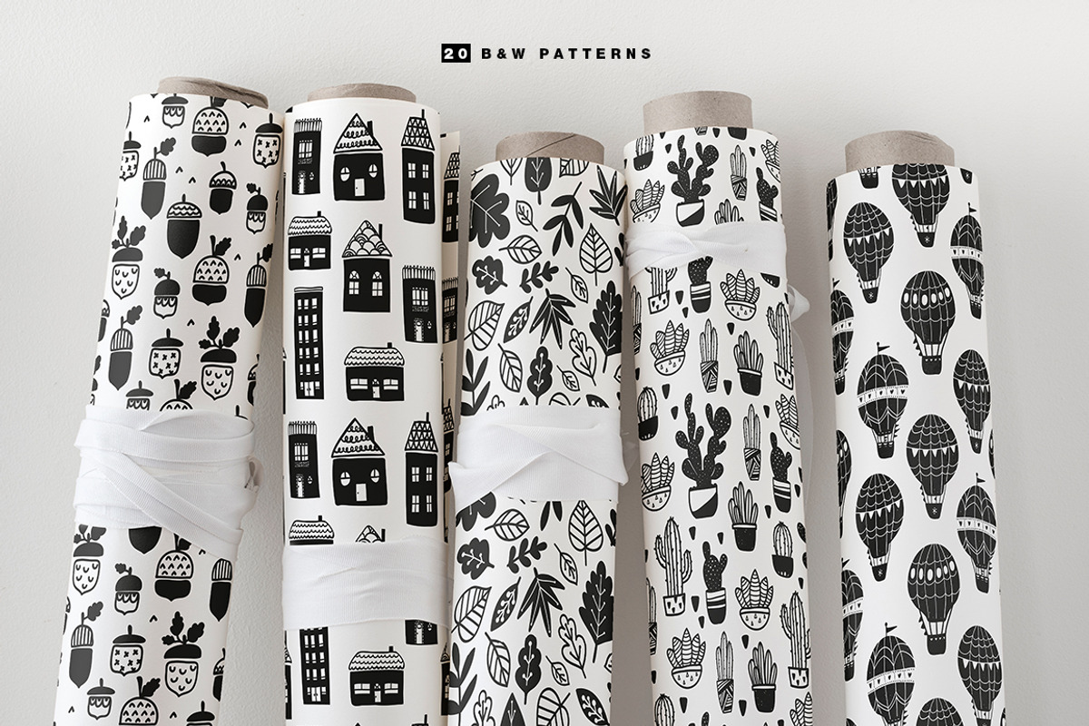 51 kids patterns, for boys & girls!, a Pattern Graphic by Inna Moreva (Photo 5 of 9)