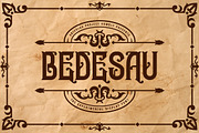 Bedesau, a Script Font by Arterfak Project (Thumbnail 1 of 7)