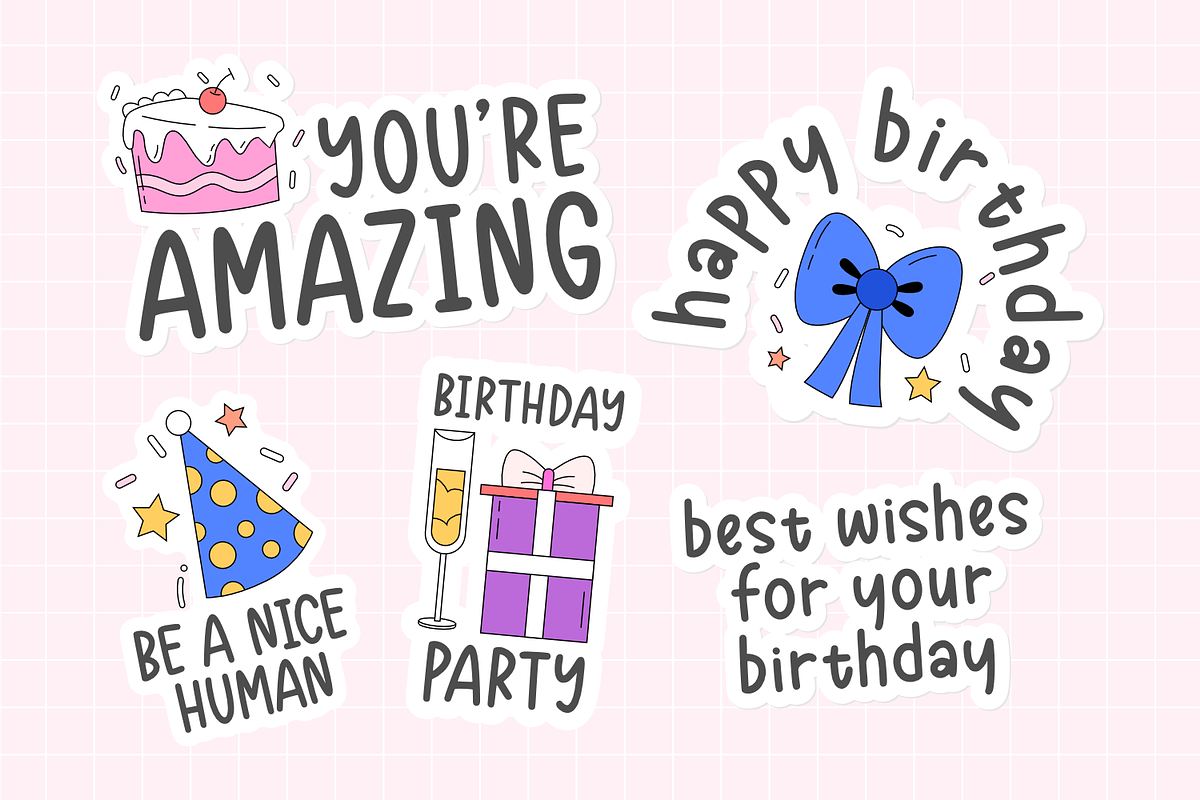 Birthday Notes - Playful Font, a Handwritten Font by Keithzo (Photo 2 of 5)