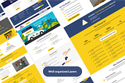 Learning Driving School Figma Design, a Landing Page Template by UI Pixel (Thumbnail 2 of 3)
