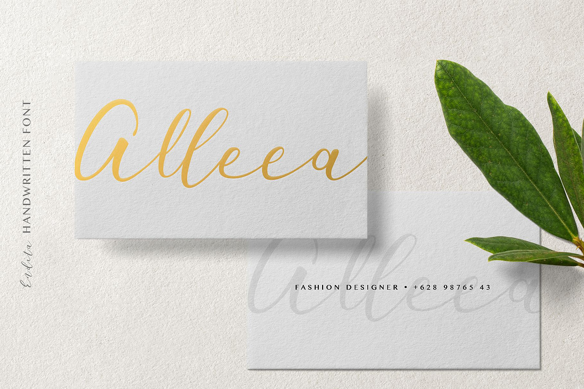 Endita Handwritten Font and Extras preview 4