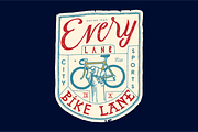 Every Lane is a Bike Lane, an Illustration by hand draw (Thumbnail 1 of 2)