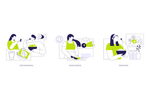 Nutrition plan isolated cartoon, a Person Illustration by Visual Generation
