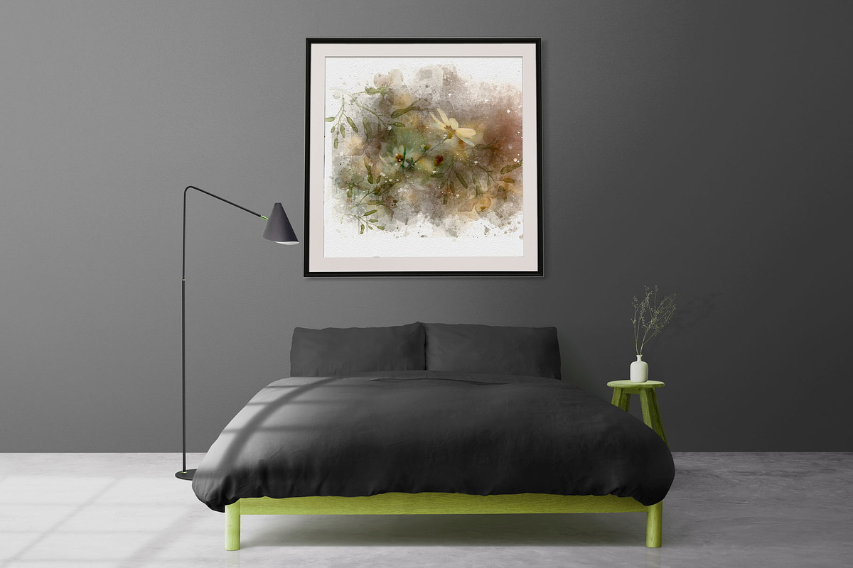 Poetic Watercolor Backgrounds, a Pattern Graphic by Suna Kosem (Photo 13 of 26)