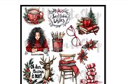 Christmas Planner Clipart, an Illustration by CraftCrateShop (Thumbnail 2 of 7)
