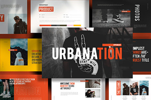 Urbanation Streetwear Google Slides