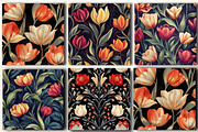 Tulipán, luxury Pattern Designs, a Pattern Graphic by DreamCafeArt (Thumbnail 4 of 5)