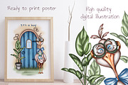 Boy's Collection baby shower kit, a Decorative Illustration by artdreamer (Thumbnail 3 of 6)