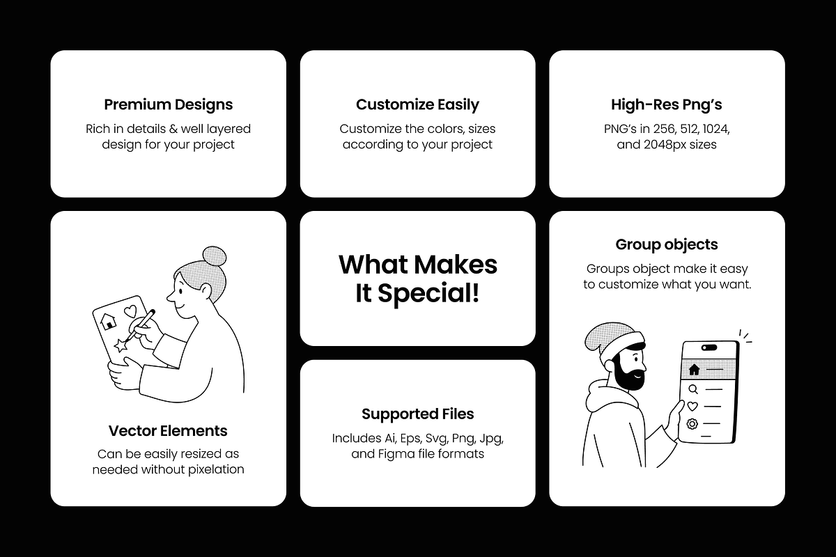 55 Design Development Illustrations, a Technology Illustration by Prosymbols (Photo 2 of 11)