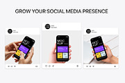 Holding iPhone 17 Pro Max Mockup, an iPhone Mockup by RamStudio2 (Thumbnail 7 of 11)