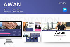Awan – Business Keynote Template, a Presentation Template by Dens Creative Studio