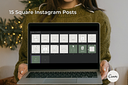 Christmas Instagram Template - Canva, a Social Media Template by Godbout Studio (Thumbnail 3 of 6)