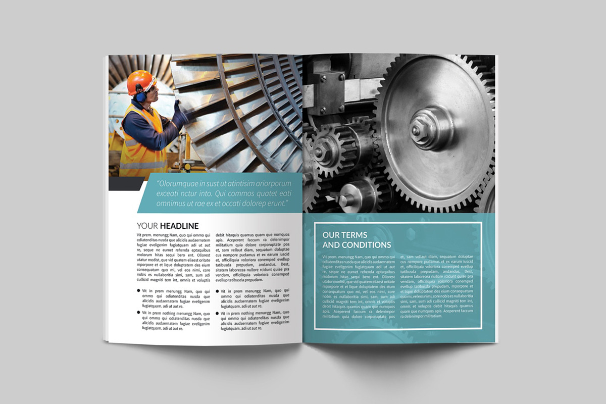 Biotechnology Brochure, a Brochure Template by BoriesBechker (Photo 13 of 13)