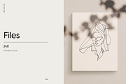 Faces Line Drawings, an Illustration by Whimsy Works (Thumbnail 2 of 4)