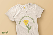 Planted Flower Sun Illustrations, a Solid Icon by CreativeWilderness (Thumbnail 5 of 13)