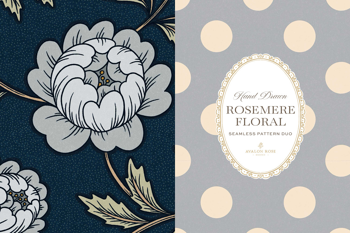 Rosemere Floral Pattern Bundle, a Pattern Graphic by Eclectic Anthology (Photo 19 of 19)