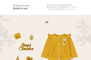 Baby Lookbook Creator Bundle Mockups, a Household Mockup by Apparel_Mockups (Thumbnail 3 of 6)