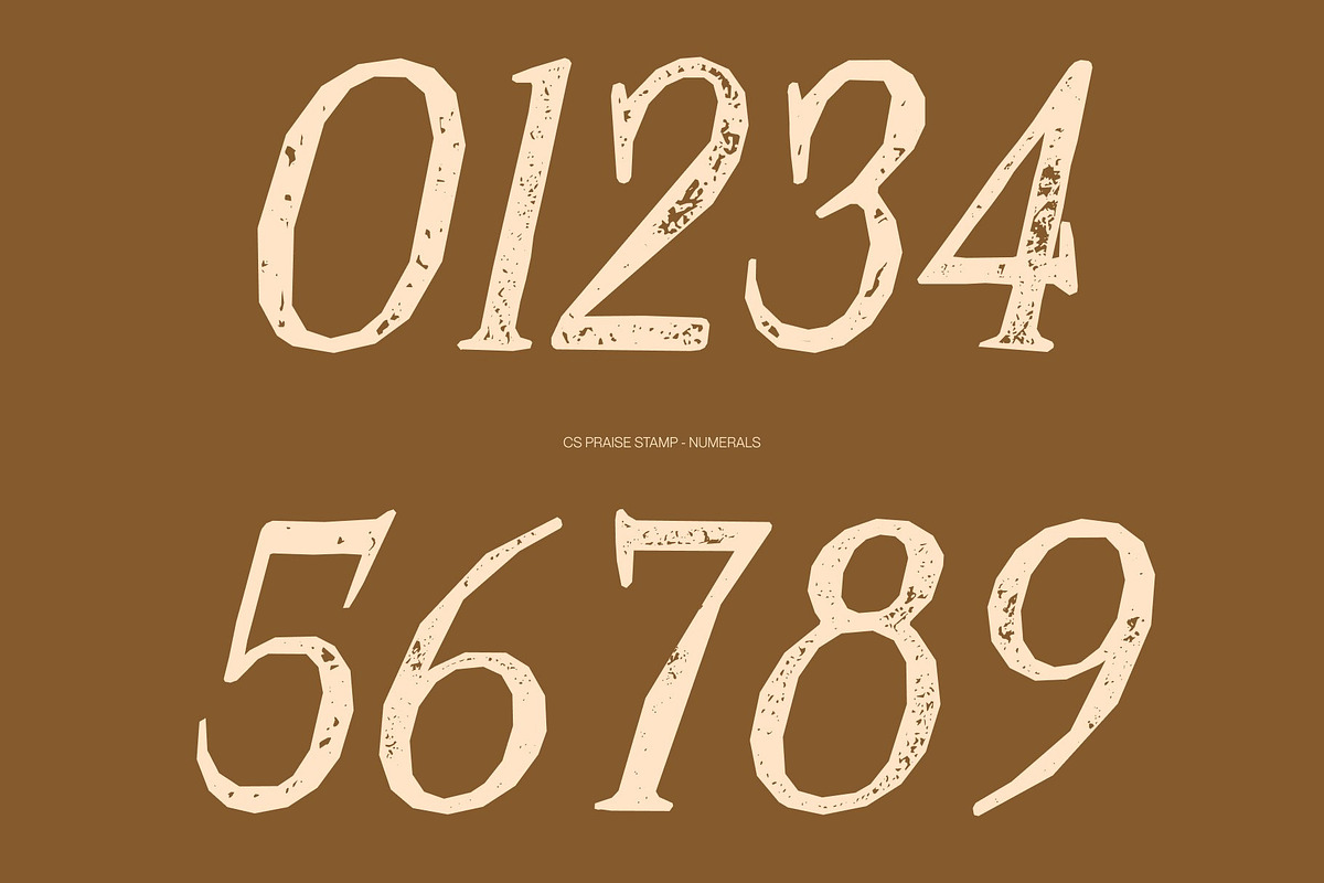 CS Praise Stamp, a Serif Font by Craft Supply Co. (Photo 5 of 8)