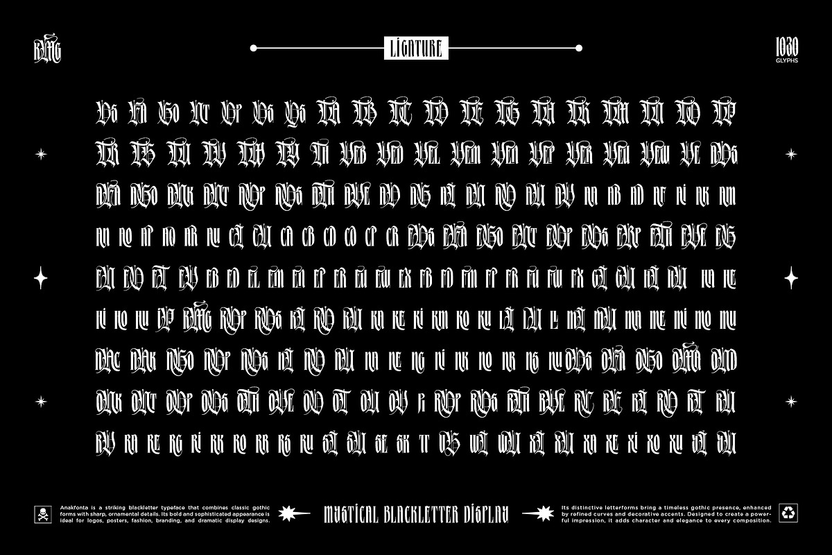 Anakfonta Typeface, a Blackletter Font by alit design (Photo 11 of 20)