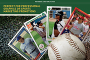 1990's Pro Baseball Card Templates, a Card Template by Chris Weibring (Thumbnail 8 of 11)