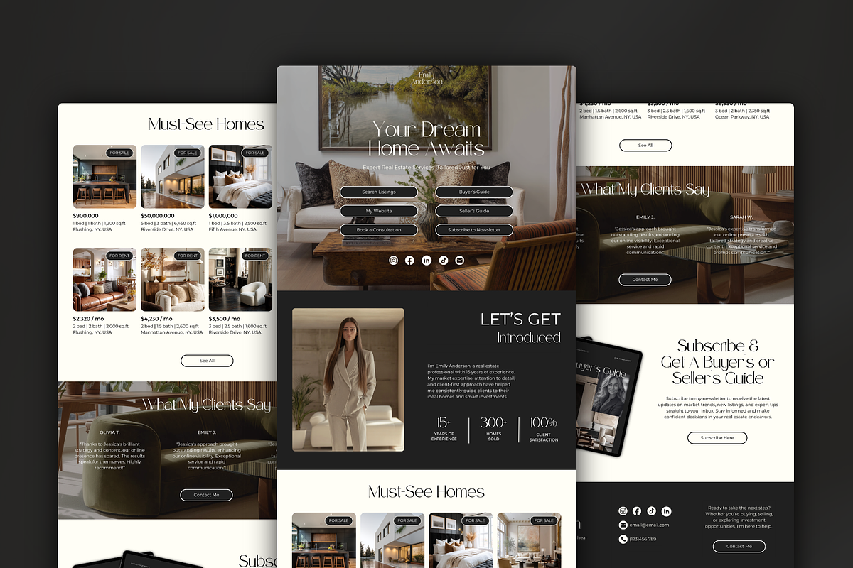 Real Estate Link in Bio for Canva, an App Template by Meraki Templates (Photo 5 of 8)