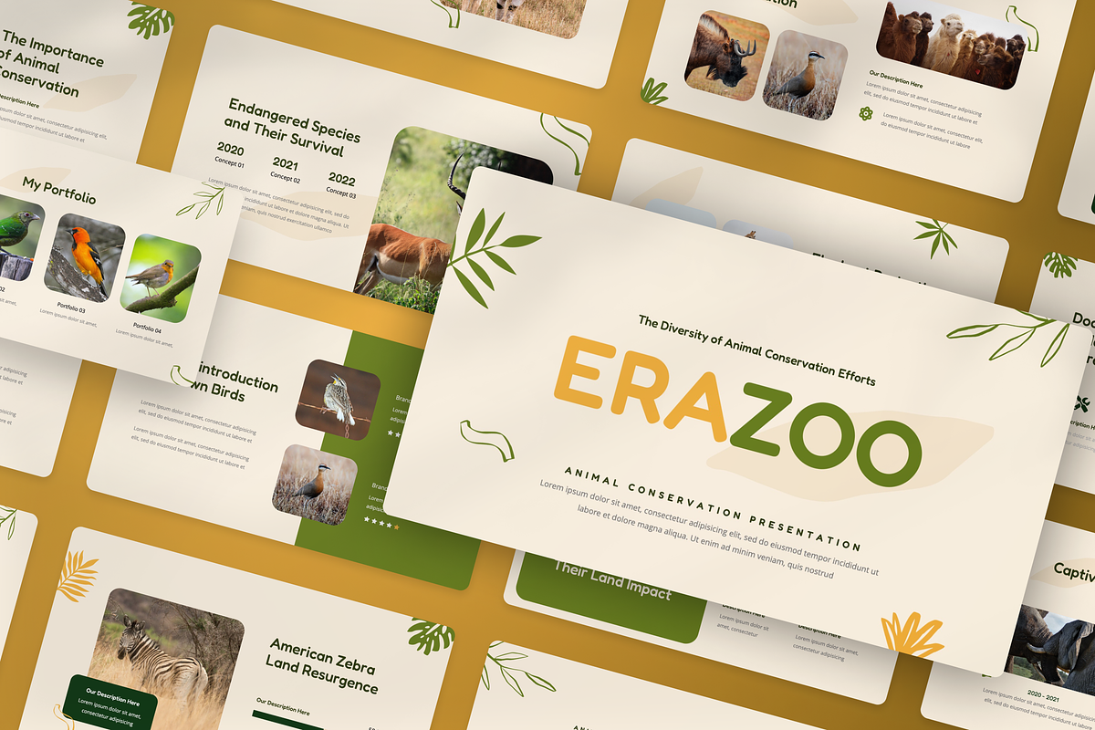 Animal Conservation Google Slide, a Presentation Template by Annora Studio (Photo 8 of 8)